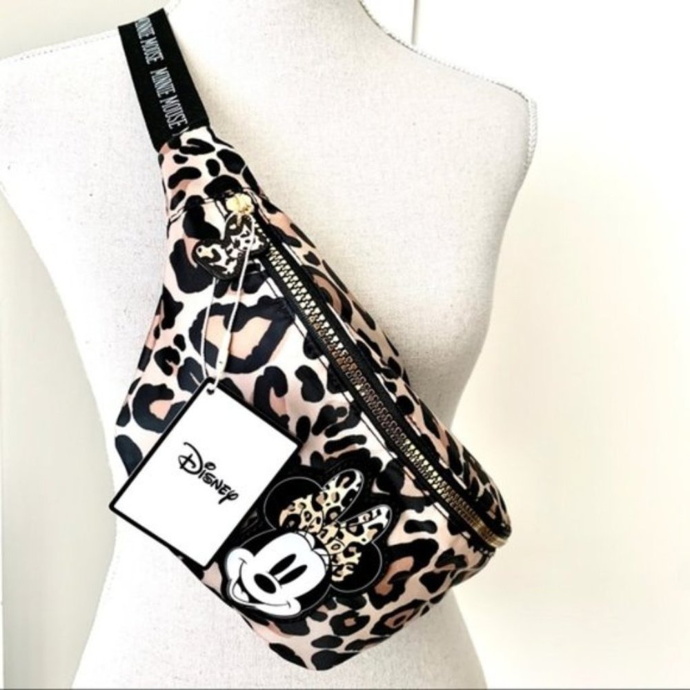 LAST ONE Disney Minnie Mouse Leopard Fanny Pack - Picture 3 of 5